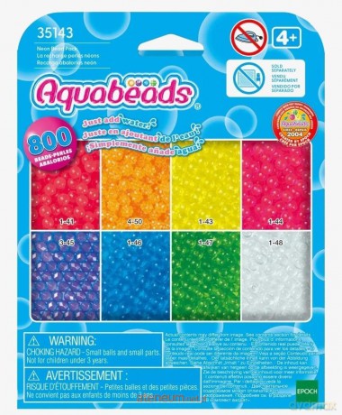 Aquabeads Neonowe koraliki