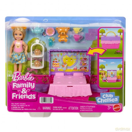 Barbie Chelsea Piknik z podwieczorkiem + lalka