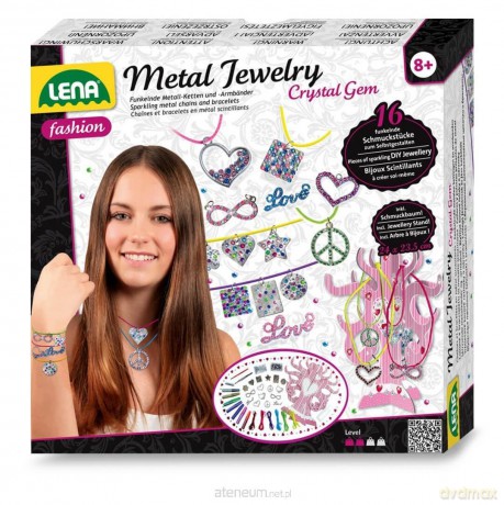 Biżuteria metalowa z kryształami DIY...