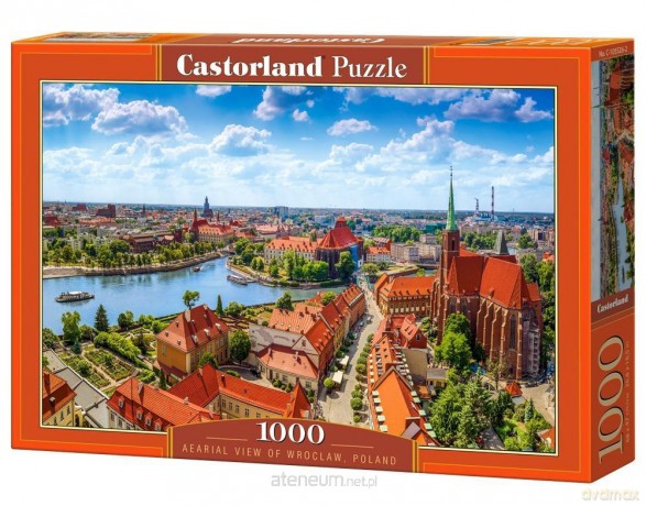 CASTORLAND 1000 el. Aearial View Of Wroclaw Poland [PUZZLE]