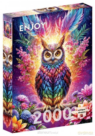 ENJOY 2000 el. Kolorowa sowa [PUZZLE]