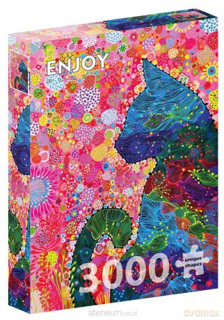 ENJOY 3000 el. Kolorowy kot [PUZZLE]