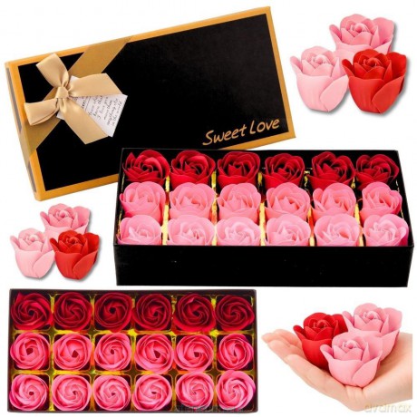 Flower Box Wieczne Pachnące Róże 18szt