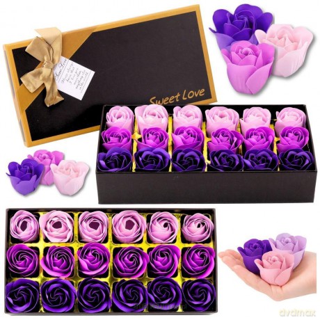 Flower Box Wieczne Pachnące Róże 18szt