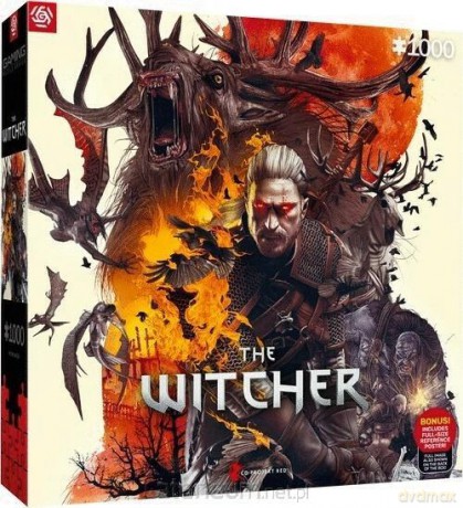 GOOD LOOT 1000 el. The Witcher (Wiedźmin) Monsters [PUZZLE]