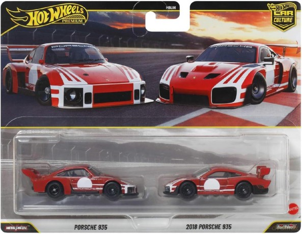 Hot Wheels Premium 2-pak pojazdów Porsche 935