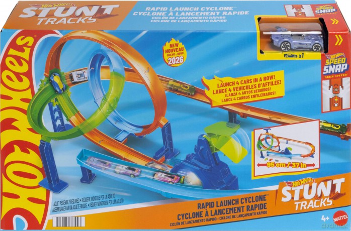 Hot Wheels Stunt Tracks Tor wyścigowy Rajdowy
