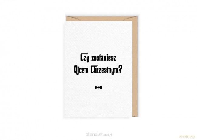 Karnet Chrzest - Rodzice Chrzestni