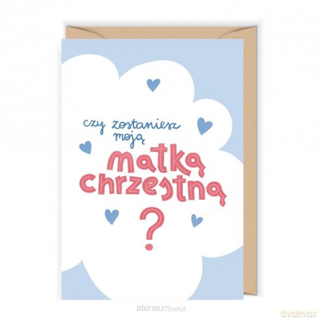 Karnet Chrzest - Rodzice Chrzestni