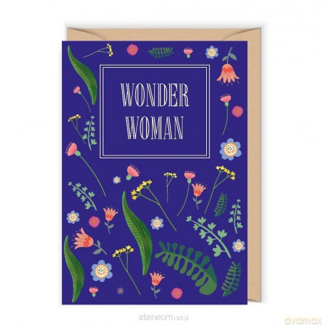 Karnet uniwersalny Dzień Kobiet - Wonder Woman