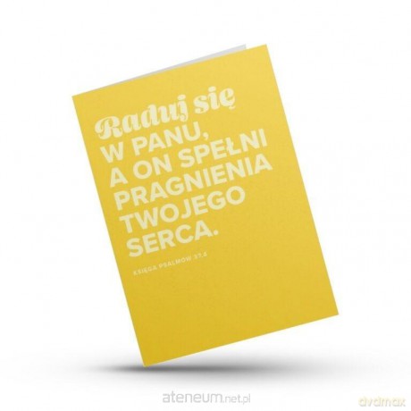 Kartka składana - Raduj się w Panu