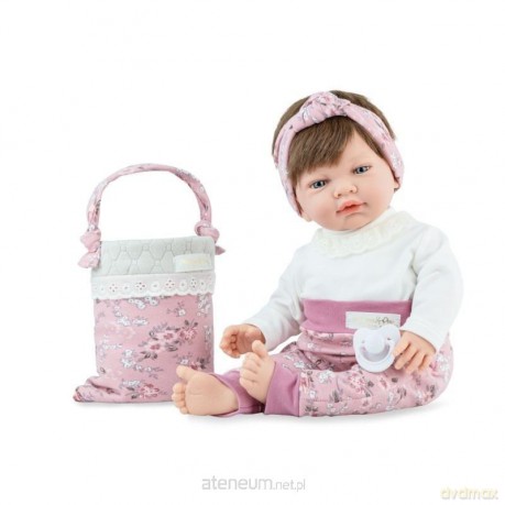 Lalka hiszpańska Sweet Baby Pink z torebką 42cm