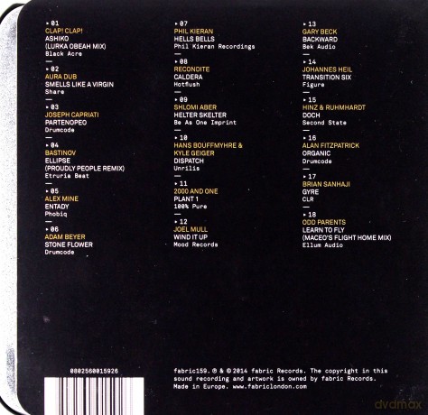 Joseph Capriati: Fabric 80 [CD]