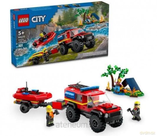 LEGO CITY 60412 (3szt) Terenowy wóz strażacki z.. [KLOCKI]