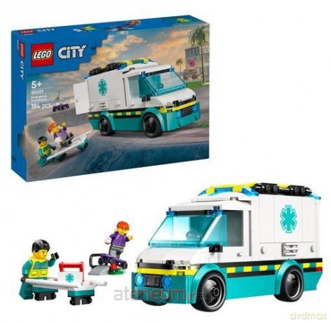 LEGO CITY 60451 (6szt) Karetka pogotowia [KLOCKI]