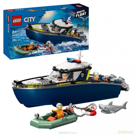 LEGO CITY 60456 (4szt) Pościg łodzią policyjną [KLOCKI]