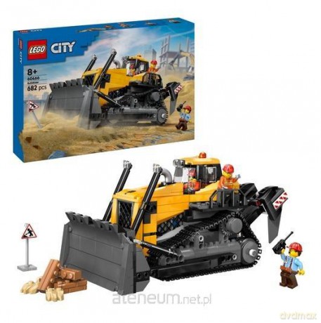 LEGO CITY 60466 (3szt) Żółty buldożer [KLOCKI]