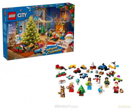 LEGO CITY 60475 (3szt) Kalendarz adwentowy 2025 [KLOCKI]