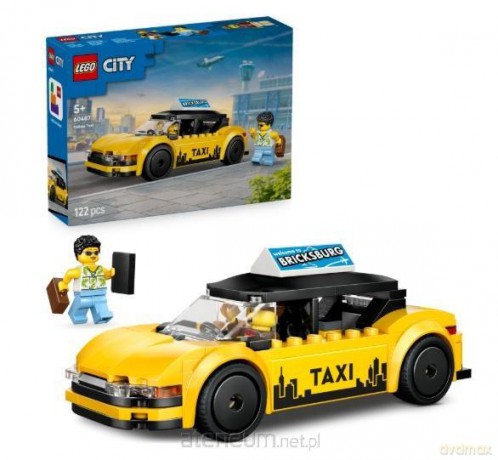 LEGO CITY 60487 (4szt) Żółta taksówka [KLOCKI]