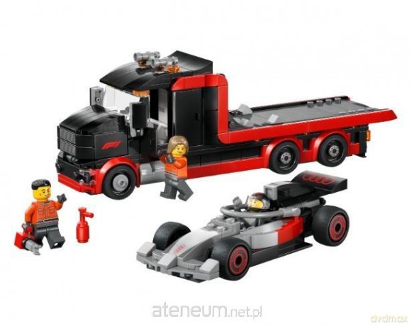 LEGO CITY 60493 (3szt) Ciężarówka F1 z bolidem [KLOCKI]