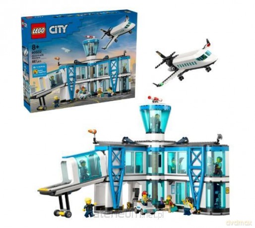 LEGO CITY 60502 (3szt) Lotnisko z samolotem [KLOCKI]