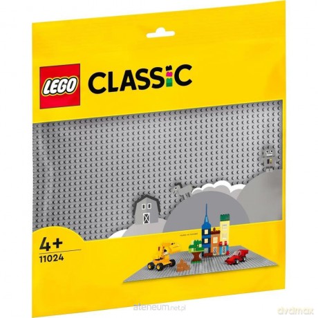LEGO CLASSIC 11024 (12szt) Szara płytka konstrukc [KLOCKI]