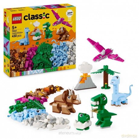 LEGO CLASSIC 11041 (3szt) Kreatywne dinozaury [KLOCKI]