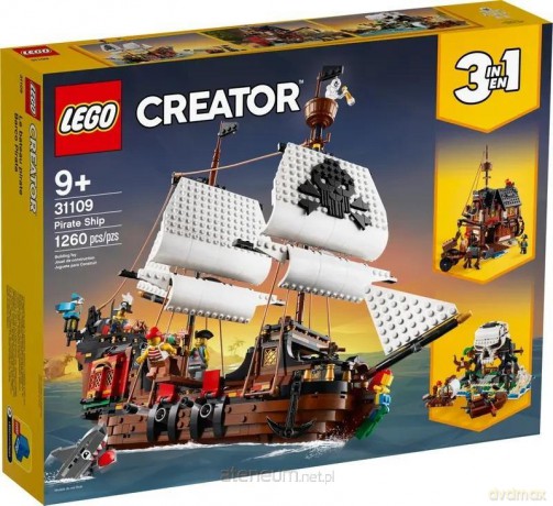 LEGO CREATOR 31109 (3szt) Statek piracki [KLOCKI]