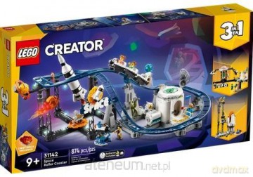 LEGO CREATOR 31142 (3szt) Kosmiczna kolejka 3w1 [KLOCKI]