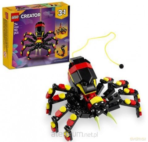 LEGO CREATOR 31159 (4szt) Dzikie zwierzęta pająk [KLOCKI]