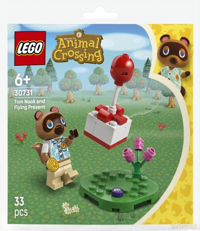 LEGO CROSSING 30731 Tom Nook i latający prezent [KLOCKI]