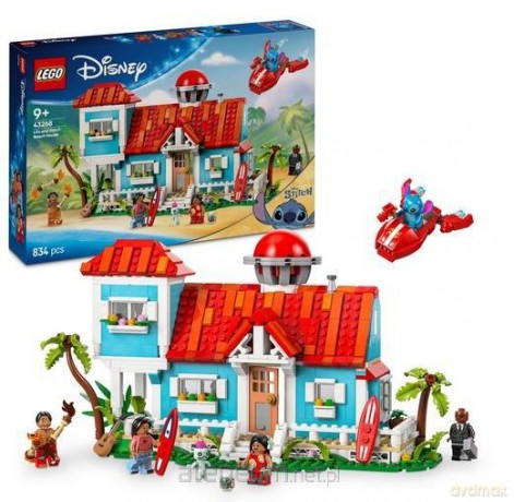 LEGO DISNEY CLASSIC 43268 (3szt) Domek na plaży [KLOCKI]