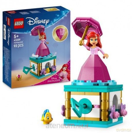 LEGO DISNEY PRINCESS 43259 (4szt) Wirująca Arielk [KLOCKI]