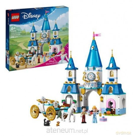 LEGO DISNEY PRINCESS 43275 (4szt) Zamek Kopciuszk [KLOCKI]