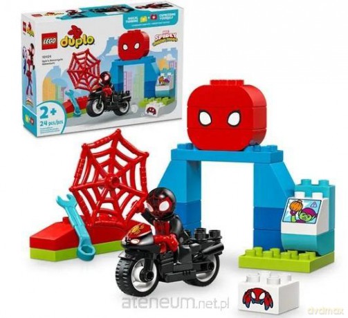 LEGO DUPLO 10424 (3szt) Motocyklowa przygoda Spin [KLOCKI]