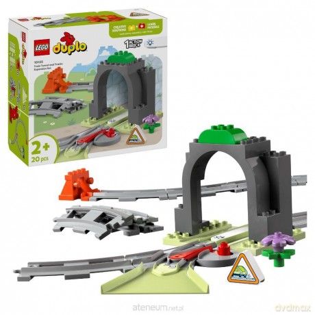 LEGO DUPLO 10425 (3szt) Tunel i tory kolejowe [KLOCKI]