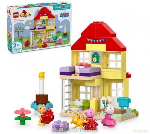 LEGO DUPLO 10433 (3szt) Urodzinowy domek Peppy [KLOCKI]