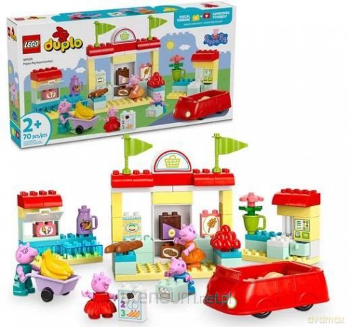 LEGO DUPLO 10434 (2szt) Peppa i supermarket [KLOCKI]