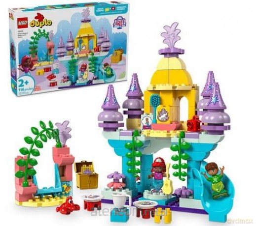 LEGO DUPLO 10435 (2szt) Mag podwodny pałac Arielk [KLOCKI]