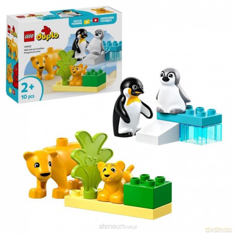 LEGO DUPLO 10442 (4szt) Rodziny dzikich zwierząt [KLOCKI]