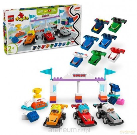 LEGO DUPLO 10445 (3szt) Bolidy i kierowcy F1 [KLOCKI]