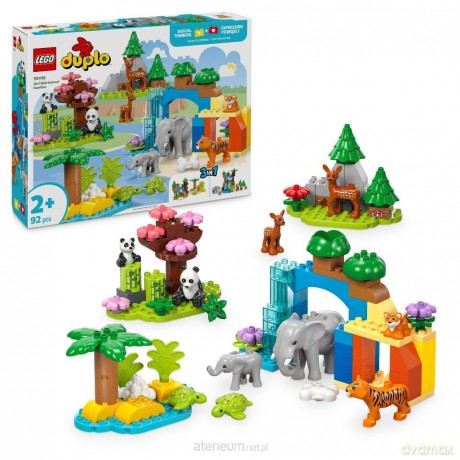 LEGO DUPLO 10446 (2szt) Rodziny dzikich zwierząt [KLOCKI]