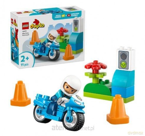 LEGO DUPLO 10471 (4szt) Niebieski motocykl [KLOCKI]