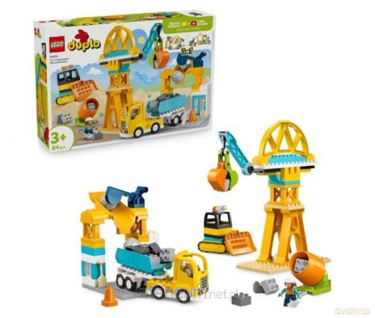 LEGO DUPLO 10476 (2szt) Plac budowy z pojazdami [KLOCKI]