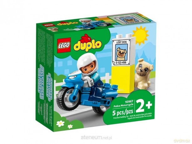 LEGO DUPLO 10967 (4szt) Motocykl policyjny [KLOCKI]