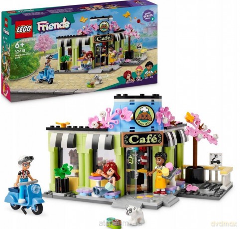 LEGO FRIENDS 42618 (4szt) Kawiarnia w Heartlake [KLOCKI]