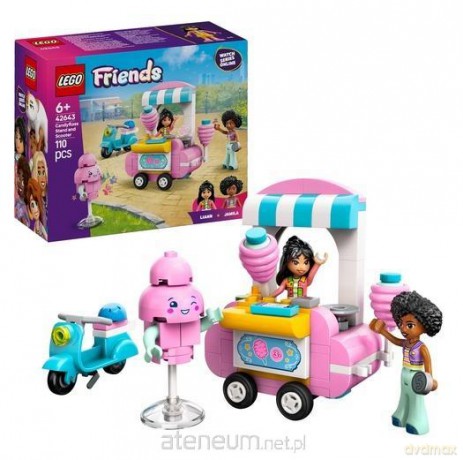LEGO FRIENDS 42643 (4szt) Stoisko z watą cukrową [KLOCKI]