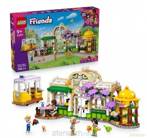 LEGO FRIENDS 42671 (3szt) Kawiarnia i kwiaciarnia [KLOCKI]