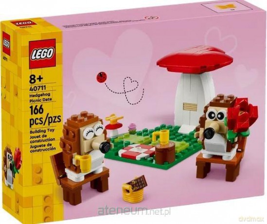LEGO ICONIC 40711 (4szt) Piknik pary jeżyków [KLOCKI]
