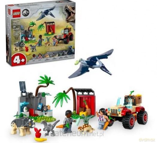 LEGO JURASSIC WORLD 76963 (4szt) Centrum ratunkow [KLOCKI]